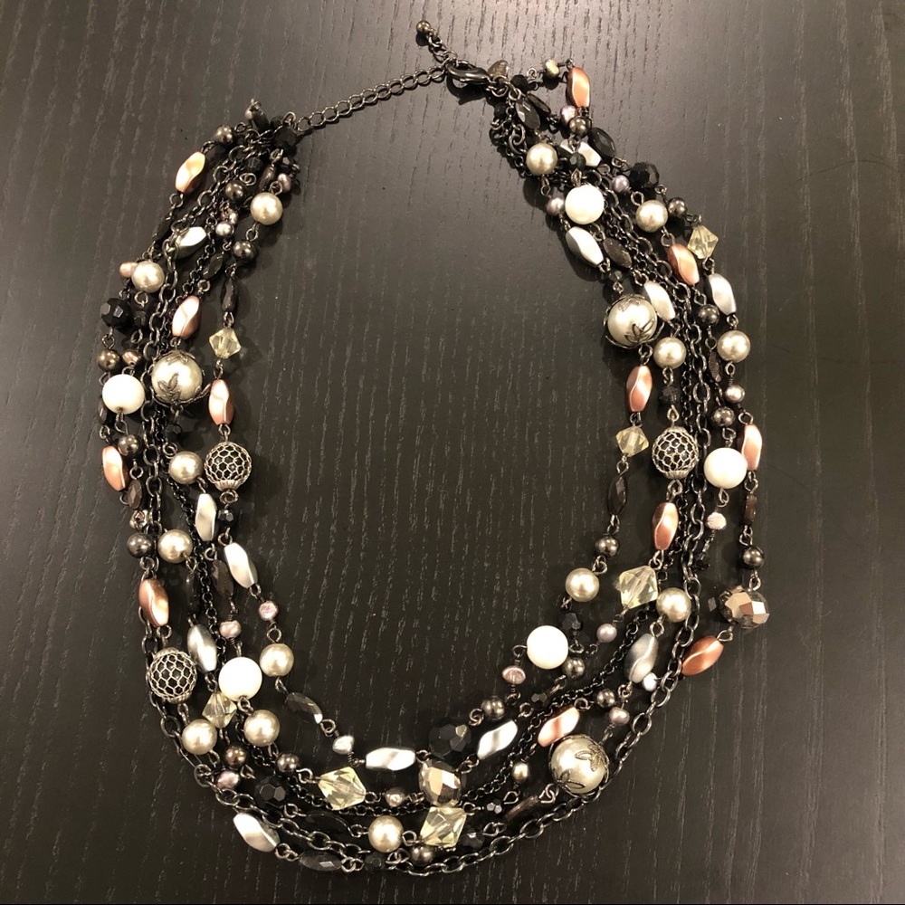 Lia Sophia Multistrand Katie Necklace